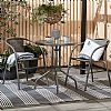 Rattan Bistro Furniture Set with Round Table and Chairs - 10B01X