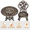 3-Piece Cast Aluminum Dining Table Set - 10B02A