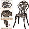 3-Piece Cast Aluminum Dining Table Set - 10B02A