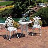 Cast Antique Outdoor Aluminum Bistro Sets - 10B02B