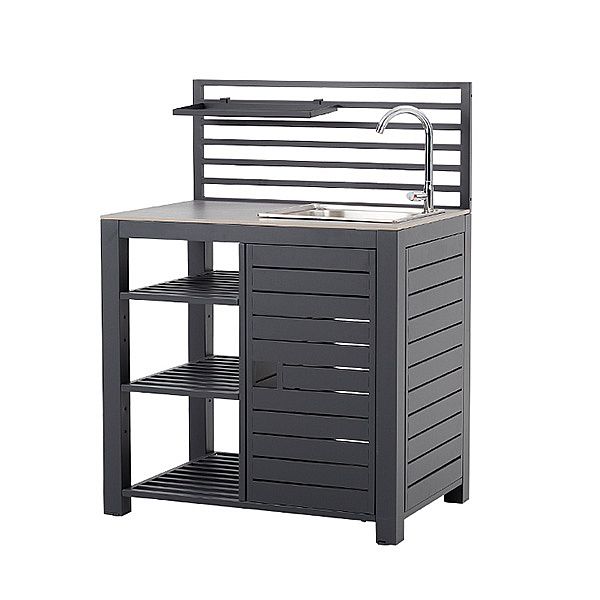 Aluminum Outdoor Kitchen Set with Sintered Stone Worktop - 11D13A