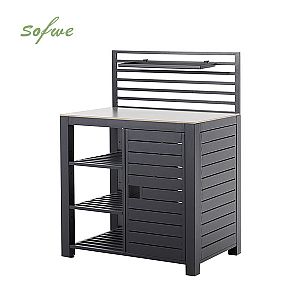 Aluminum Frame Multifunctional Garden Kitchen Table