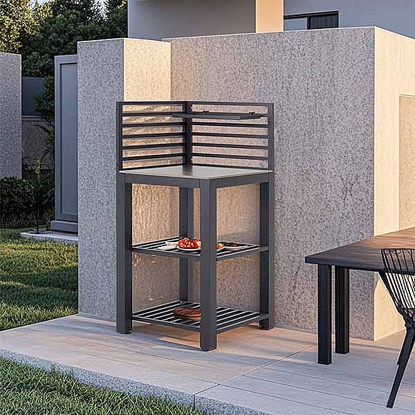 Aluminum Frame Outdoor Flexible Modular Patio Garden Kitchen Table - 11D13E