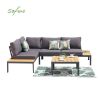 Luxury Aluminum Courtyard Furniture Set Sofa - 11C01D