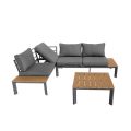 Luxury Aluminum Courtyard Furniture Set Sofa - 11C01D
