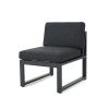 4 Piece Outdoor Aluminum V-shaped Sofa - 11C01H