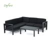 Outdoor Aluminum V-Shaped Sectional Sofa - 11C01J