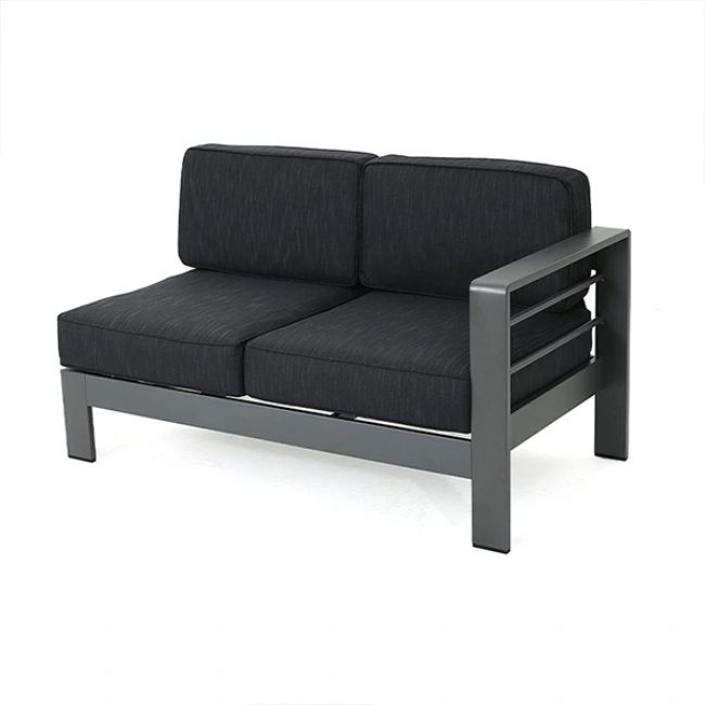 Outdoor Aluminum V-Shaped Sectional Sofa - 11C01J