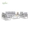 7-Seater Cast Iron Metal Outdoor Sofa Set - 11C01M