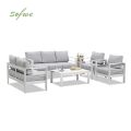 7-Seater Cast Iron Metal Outdoor Sofa Set - 11C01M