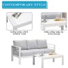 7-Seater Cast Iron Metal Outdoor Sofa Set - 11C01M