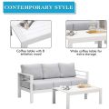 7-Seater Cast Iron Metal Outdoor Sofa Set - 11C01M
