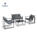 Cast Iron Aluminum Outdoor Courtyard Furniture Set - 11C01O