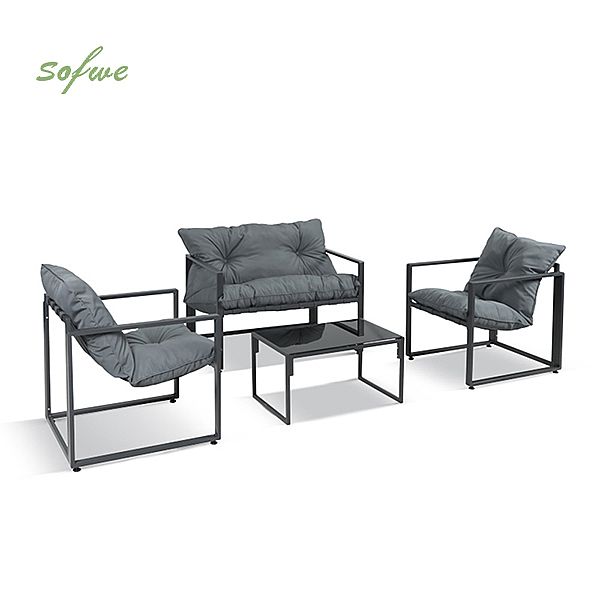 Cast Iron Aluminum Outdoor Courtyard Furniture Set - 11C01O