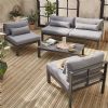 Luxury Aluminum Furniture Set with Cushion - 11C01Q