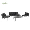 Metal Aluminum 4-piece Outdoor Sofa Set - 11C01R