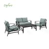 Metal Aluminum 4-piece Conversation Set - 11C01S