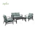 Metal Aluminum 4-piece Conversation Set - 11C01S