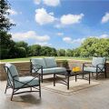 Metal Aluminum 4-piece Conversation Set - 11C01S