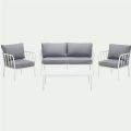 Modern Aluminum Sofa Set with Cushion - 11C01V