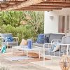 Modern Aluminum Sofa Set with Cushion - 11C01V