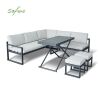Corner Sofa with Adjustable Height Table - 11C03B