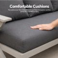Wholesale Modern Design Outdoor Lounge Sofa Sets with X-leg Table and Bench - 11C12B