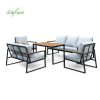 Wholesale Modern Outdoor Garden Compact Design Sofa Set, 5-piece Steel Frame Seating Set - 11C12E