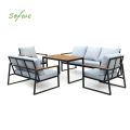 Wholesale Modern Outdoor Garden Compact Design Sofa Set, 5-piece Steel Frame Seating Set - 11C12E