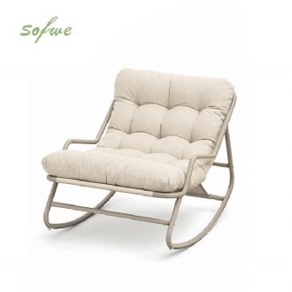 Wholesale Outdoor Rocking Lounge Chair with Thick Olefin...