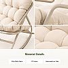Wholesale Outdoor Rocking Lounge Chair with Thick Olefin Cushion and Galvanized Iron Frame for Patio Garden Furniture Supply - 11C12K