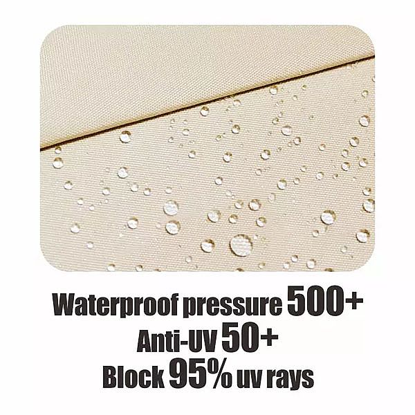 Solar-Powered LED Outdoor Patio Umbrellas Wholesale - 12U01I