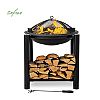 Wholesale Outdoor Round Fire Pit with Rack - 10H01J