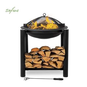 Wholesale Outdoor Round Fire Pit with Rack