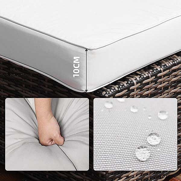 6 Pieces Patio Rattan Conversation Furniture Sets Wholesale - 10C01A