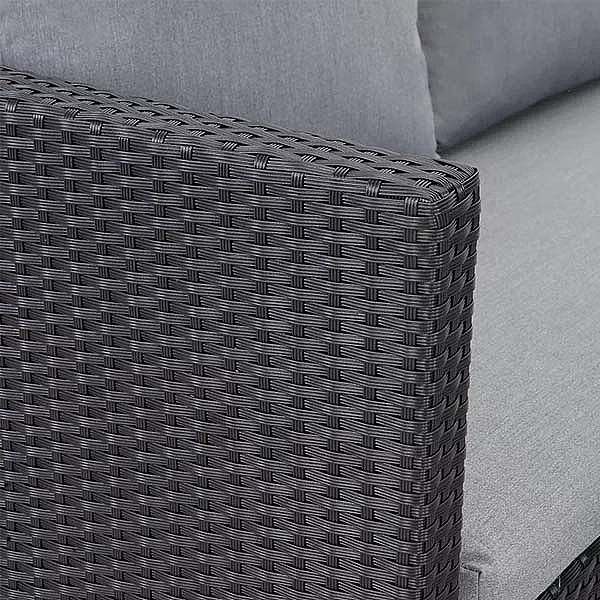 7 Pieces Wicker Rattan Garden Sectional Sofa Set - 10C01D