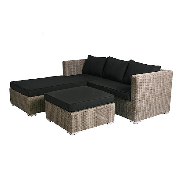 3 Pieces Lounge Wicker Rattan Sofa Set - 10C01K