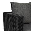 Garden Rattan Furniture Black Sets - 10C01M