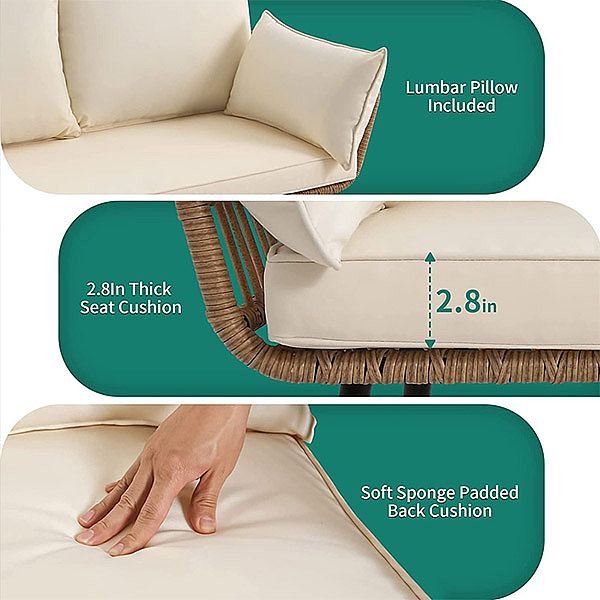 Outdoor Handwoven Wicker Rattan Furniture - 10C01N