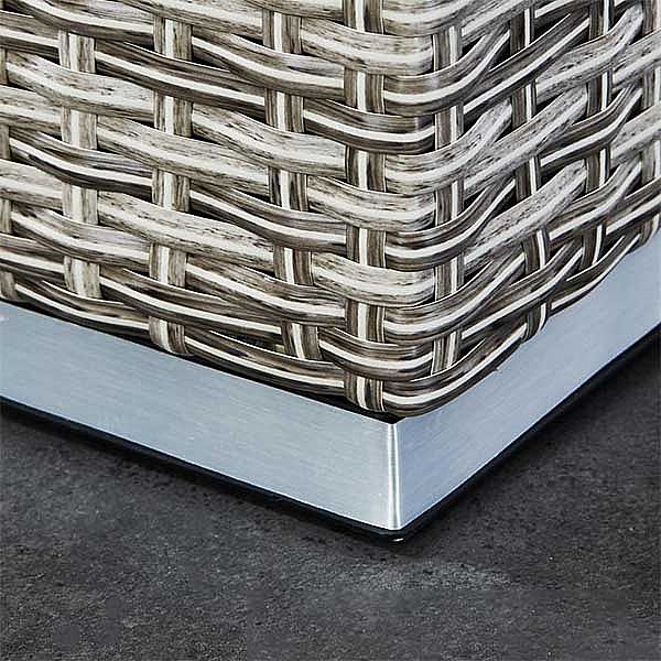 5 Piece Patio Rattan Wicker Sun Loungers - 10C01R