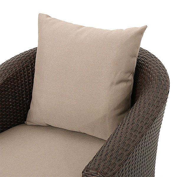 Outdoor Aluminum Frame Mixed Wicker Rattan Furniture Patio Set - 10C01U