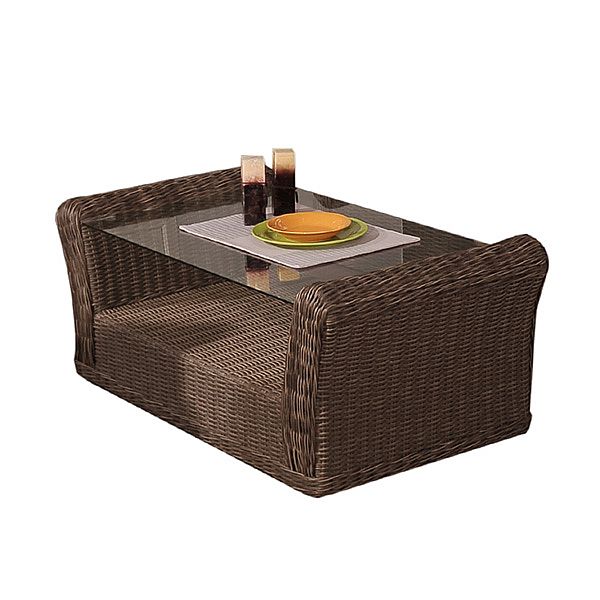 Outdoor Aluminum Frame Mixed Wicker Rattan Furniture Patio Set - 10C01U