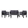 4 Piece Wicker Outdoor Garden Furniture - 10C02H