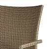 Wicker Table and Chair Set with Six Chairs Rattan Armchair - 10D01F