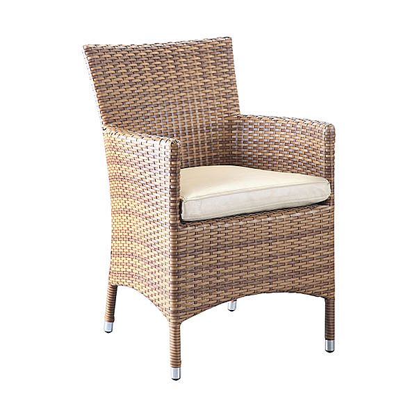 Garden Rattan 6-Piece Dining Table and Chair Set - 10D01H