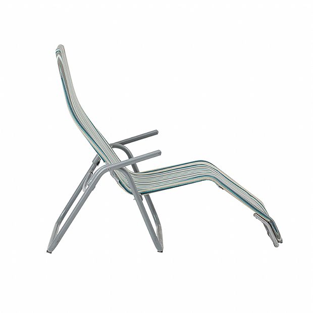 Steel Lounge Chair with Bend Armrest - 11D14A
