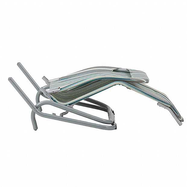 Steel Lounge Chair with Bend Armrest - 11D14A