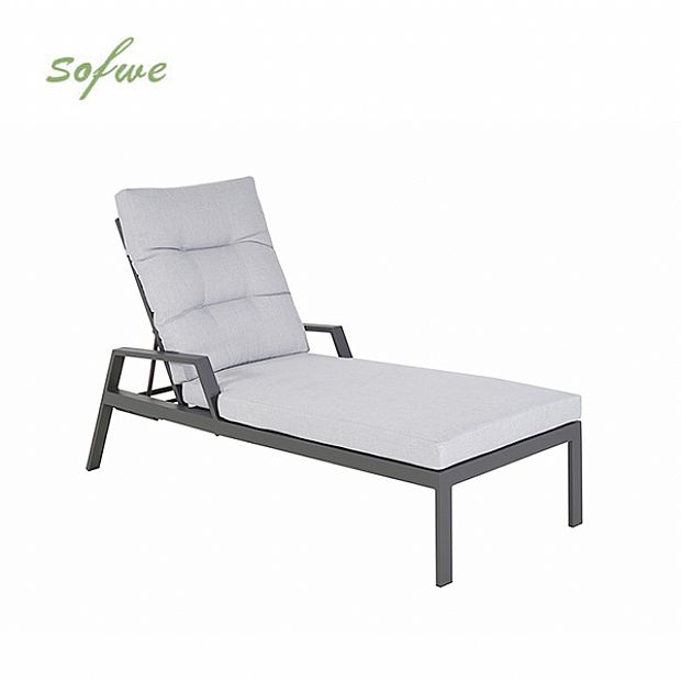 Aluminum Slat Adjustable Lounge Chair - 11D14C