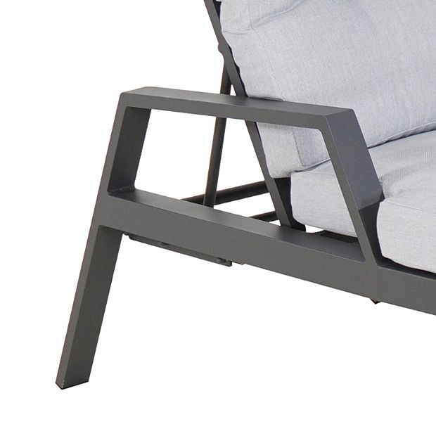 Aluminum Slat Adjustable Lounge Chair - 11D14C