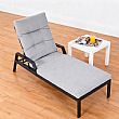 Aluminum Slat Adjustable Lounge Chair - 11D14C